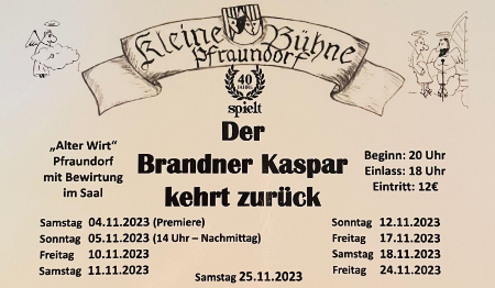 Der Brandner Kasper kehrt zurück